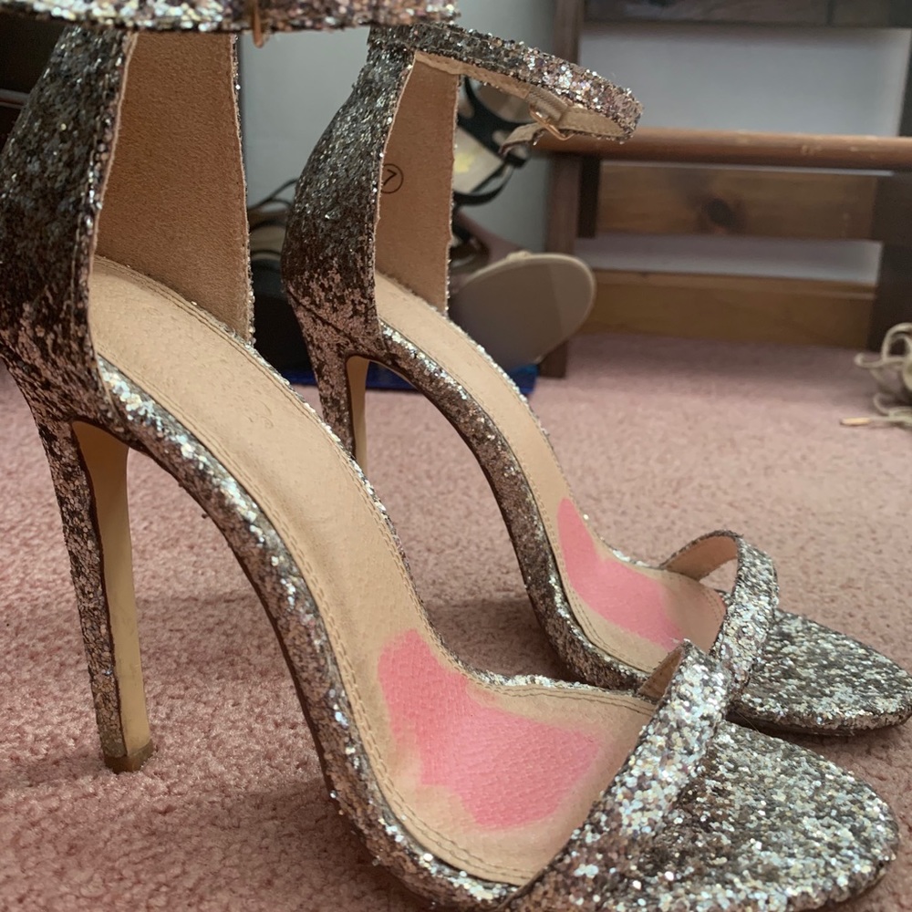 Glitter heels
